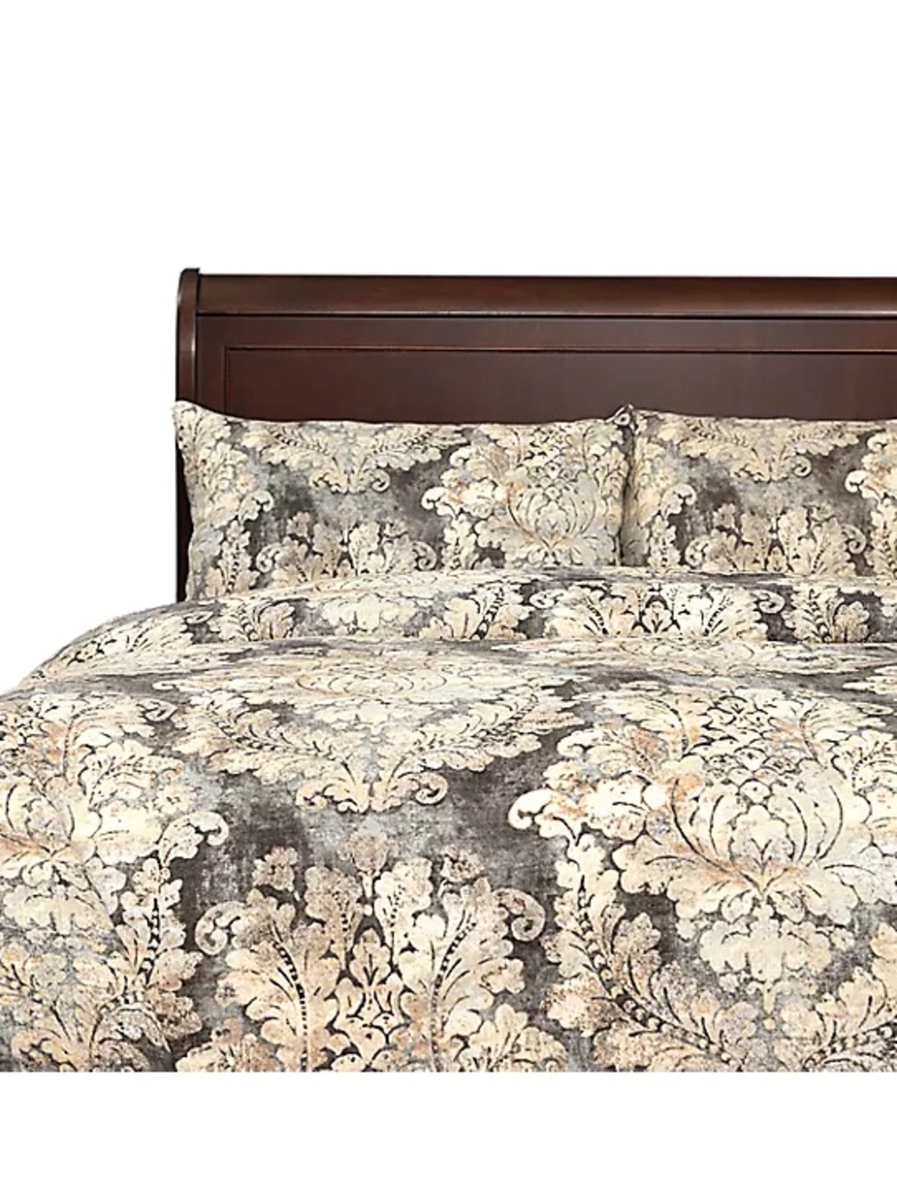 Gorgeous Haverty’s Damask Duvet / Coverlet Emsemble, King; NEW
